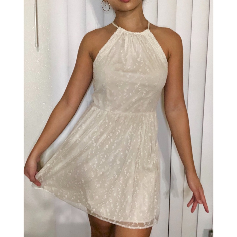American Eagle Lace Halter Dress